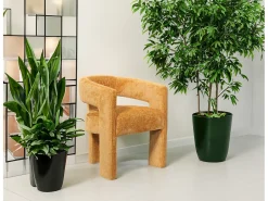 Silla 62x75x58 cm Naranja Leith LET71OG