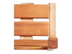 Sillas de cocina 2 unidades madera maciza de acacia