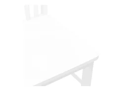 Sillas de comedor 2 piezas madera maciza de caucho blanco