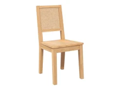 Sillas de comedor 2 piezas madera maciza de caucho