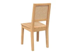 Sillas de comedor 2 piezas madera maciza de caucho