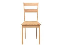 Sillas de comedor 2 piezas madera maciza natural caucho