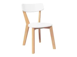 Sillas de comedor 2 piezas madera maciza de caucho