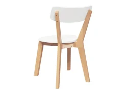 Sillas de comedor 2 piezas madera maciza de caucho
