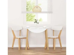 Sillas de comedor 2 piezas madera maciza de caucho