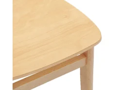 Sillas de comedor 2 piezas madera maciza de caucho