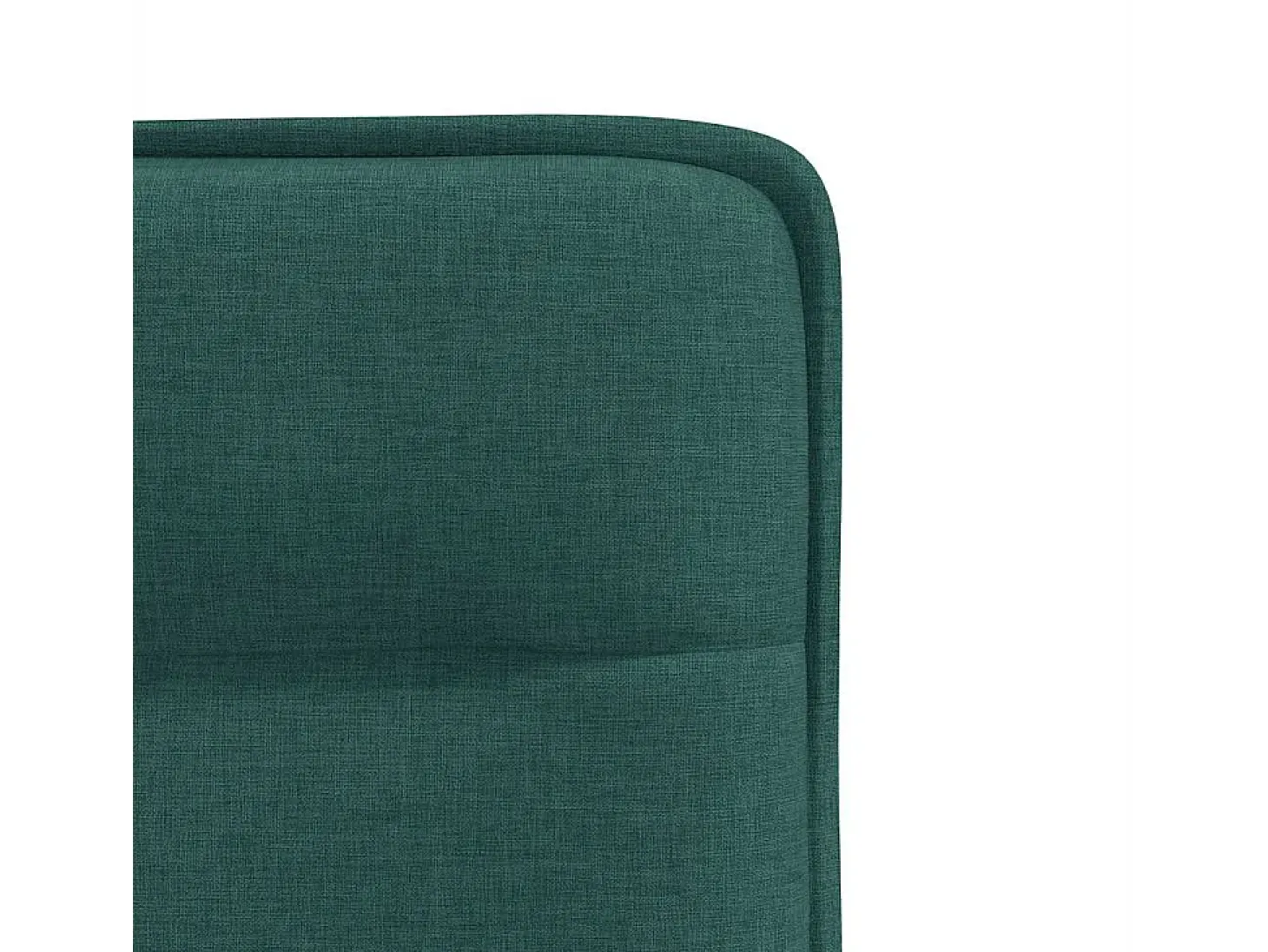 Sillas de comedor 6 unidades tela verde oscuro