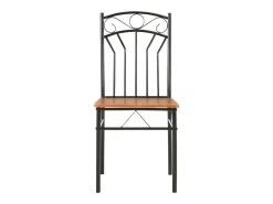 Sillas de comedor 4 unidades MDF marrón
