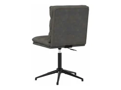 Sillas de comedor 6 unidades cuero sintético negro