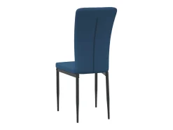 Sillas de comedor 4 unidades terciopelo azul