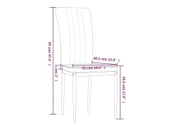 Sillas de comedor 4 unidades terciopelo azul