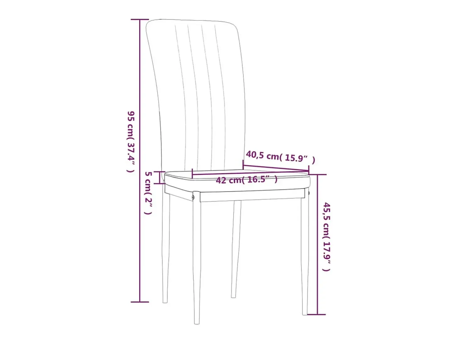 Sillas de comedor 4 unidades terciopelo azul