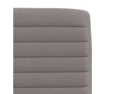 Sillas de comedor 2 unidades tela gris taupé