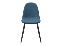 Sillas de comedor 2 unidades terciopelo azul