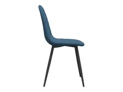 Sillas de comedor 2 unidades terciopelo azul