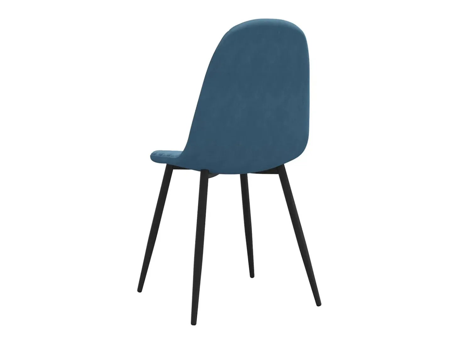 Sillas de comedor 2 unidades terciopelo azul