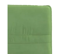 Sillas de comedor 4 unidades terciopelo verde claro