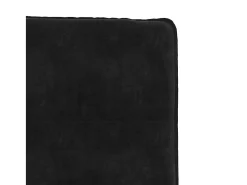 Sillas de comedor 2 unidades terciopelo negro