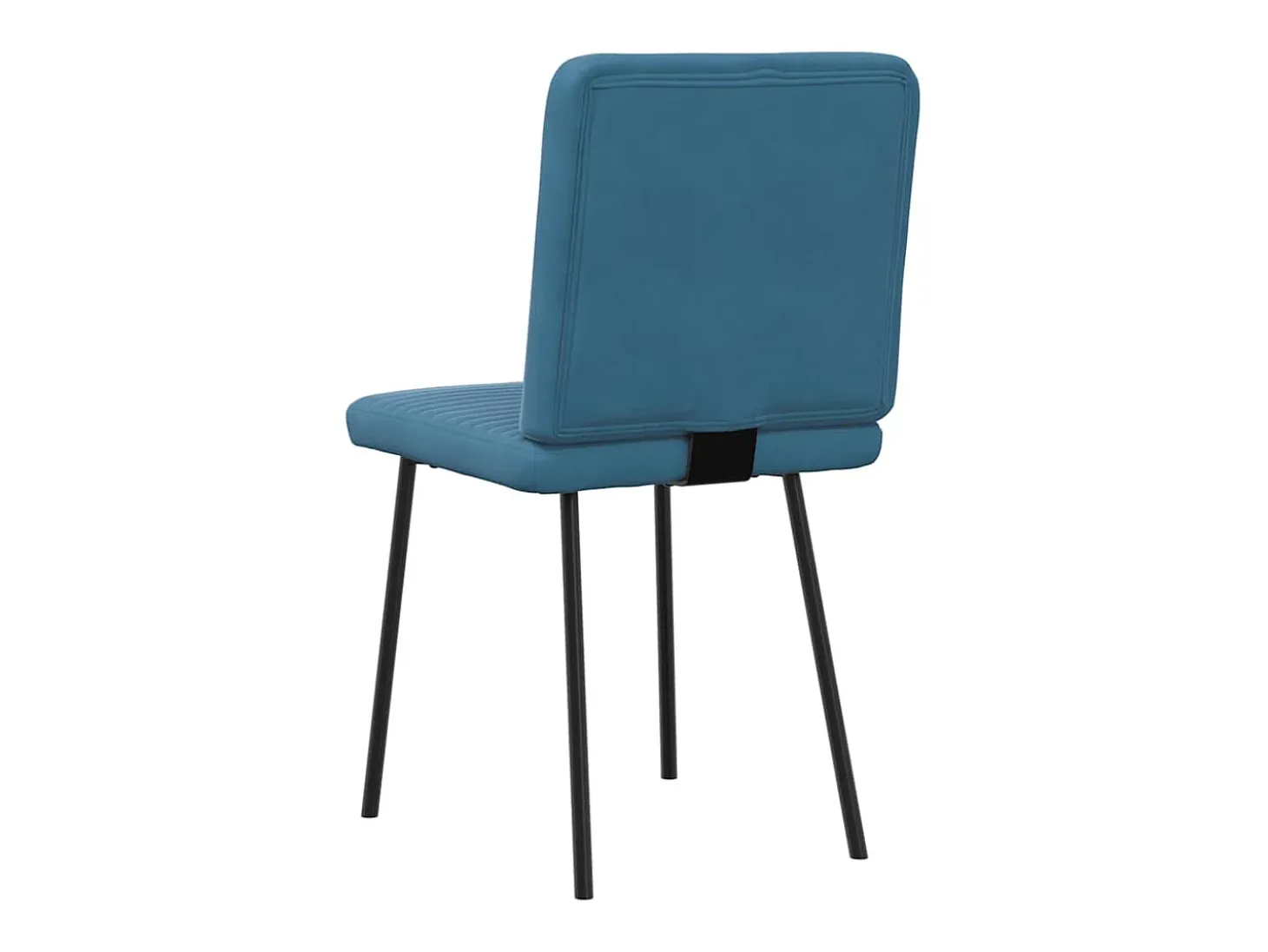 Sillas de comedor 2 unidades terciopelo azul