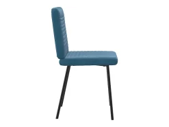 Sillas de comedor 2 unidades terciopelo azul