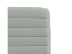 Sillas de comedor 4 unidades terciopelo gris claro