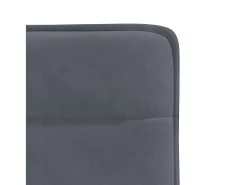 Sillas de comedor 2 unidades terciopelo gris oscuro