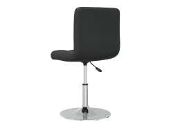 Sillas de comedor 4 unidades cuero sintético negro