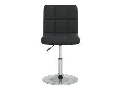 Sillas de comedor 4 unidades cuero sintético negro