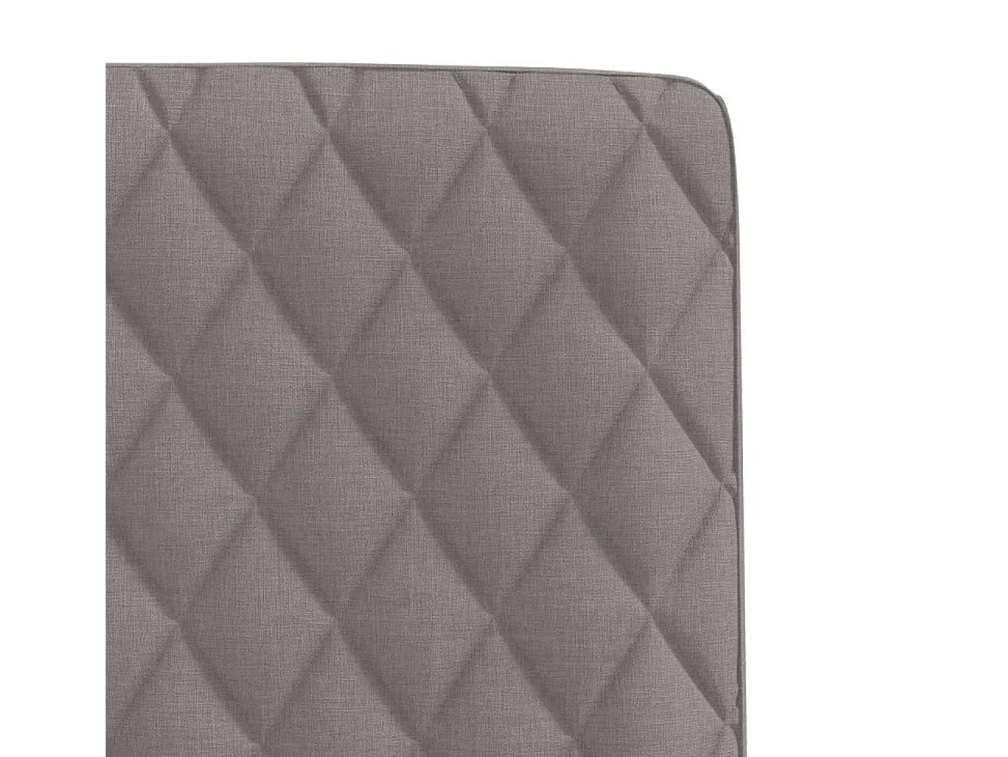 Sillas de comedor 6 unidades de tela gris taupe