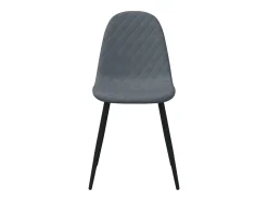 Sillas de comedor 4 unidades terciopelo gris oscuro