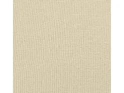 Sillas de comedor 6 unidades tela color crema