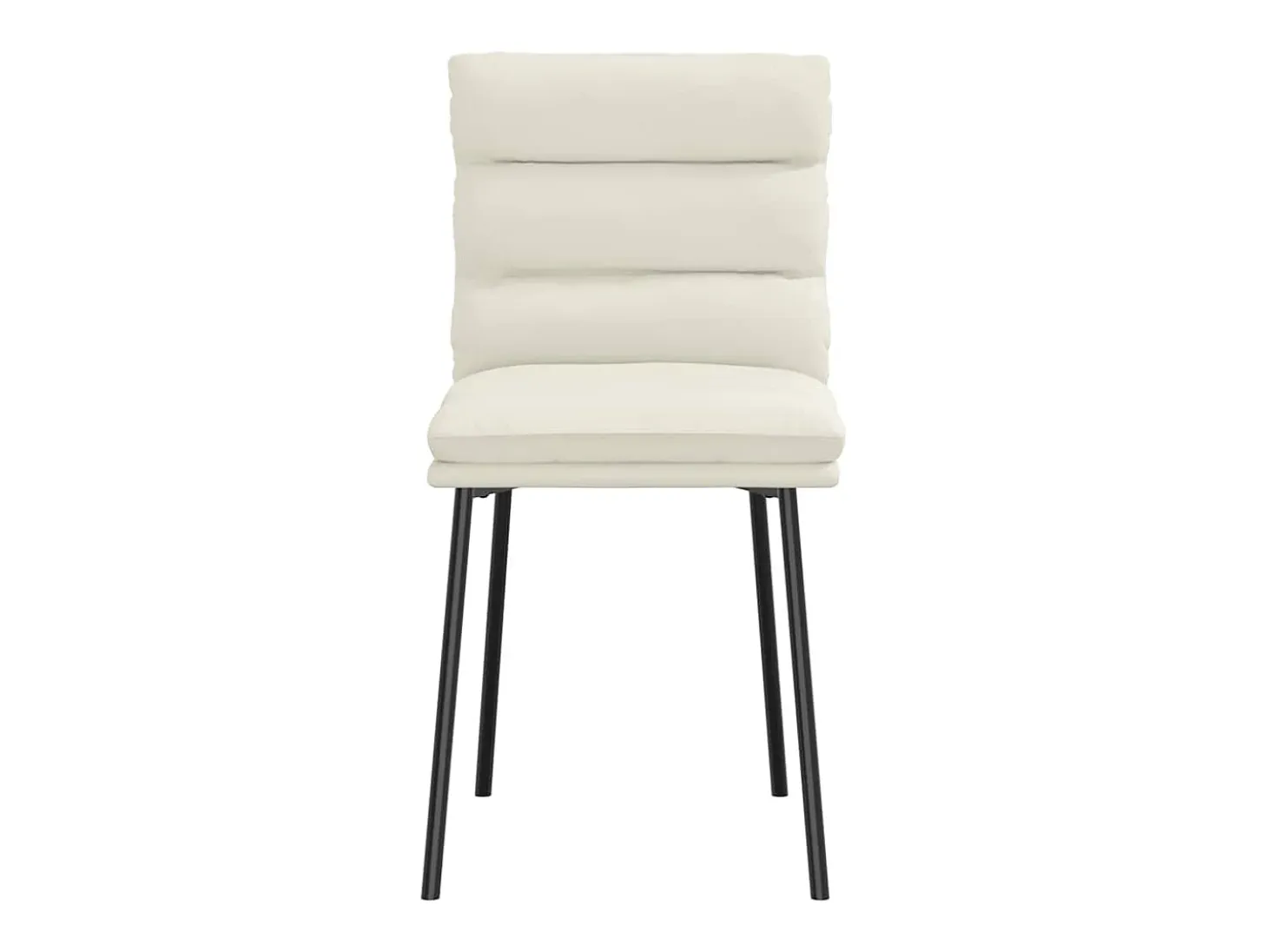 Sillas de comedor 2 unidades terciopelo crema