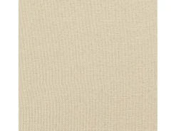 Sillas de comedor 4 unidades tela color crema