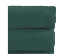 Sillas de comedor 6 unidades terciopelo verde oscuro