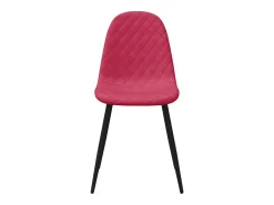 Sillas de comedor 2 unidades terciopelo rojo tinto