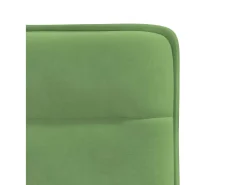 Sillas de comedor 2 unidades terciopelo verde claro
