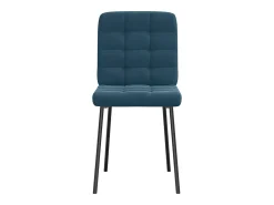 Sillas de comedor 2 unidades terciopelo azul