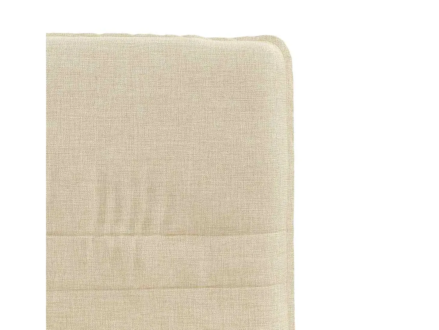 Sillas de comedor 6 unidades tela color crema