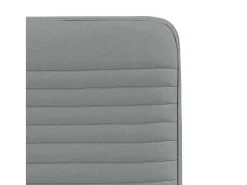 Sillas de comedor 4 unidades tela gris claro