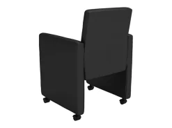 Sillas de comedor 6 unidades cuero sintético negro