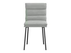 Sillas de comedor 2 unidades terciopelo gris claro