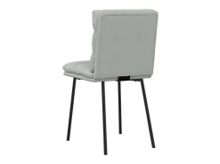 Sillas de comedor 2 unidades terciopelo gris claro