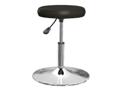 Sillas de comedor 2 unidades cuero sintético negro