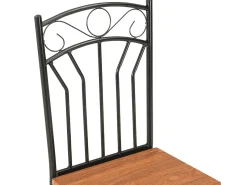Sillas de comedor 2 unidades MDF marrón
