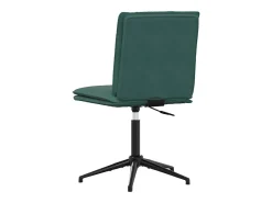 Sillas de comedor 2 unidades terciopelo verde oscuro