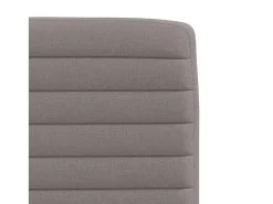 Sillas de comedor 6 unidades de tela gris taupe