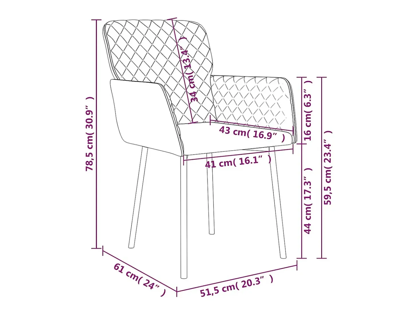 Sillas de comedor 2 unidades terciopelo amarillo