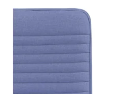 Sillas de comedor 6 unidades tela azul jeans