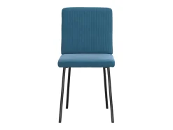 Sillas de comedor 2 unidades terciopelo azul