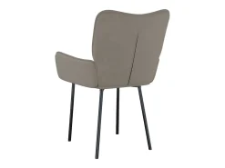 Sillas de comedor 2 unidades terciopelo gris claro